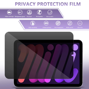 ฟิล์มกระจกนิรภัยแบบกันมอง 2.5D 9H สำหรับ <span class=keywords><strong>iPad</strong></span> Mini <span class=keywords><strong>7</strong></span> Pro รุ่นที่ <span class=keywords><strong>7</strong></span> ปี 2024 ป้องกันรอยขีดข่วน ป้องกันรอยนิ้วมือ ครอบคลุมเต็มจอ - Product Image 2