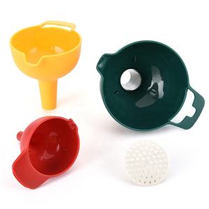 Food Grade <span class=keywords><strong>Plastic</strong></span> 3pcs Tamanhos Diferentes Premium Cozinha Líquido Especiarias Canning Funis para Enchimento Garrafas - Product Image 2