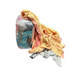 10KG bag reusable industrial cleaning rags marine cotton wiping rags for cleaning