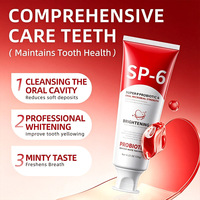 Pasta Dental Probiótica Blanqueadora OEM SP-6 (en Envase de Plástico) para Servicio de Personalización de Marca, en Oferta