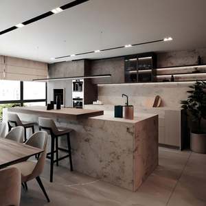 Muebles de Cocina de Madera de Lujo a Precios de Fábrica en China, Juego de Gabinetes de Cocina de Pared, Muebles de Cocina Acrílicos Automáticos - Product Image 2