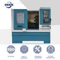 Petit tour CNC à banc incliné horizontal TCK40, haute rigidité et précision