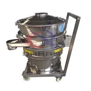 Machine de tamisage vibratoire rotative en acier inoxydable pour poudre de manioc, tamis vibrant - Product Image 4