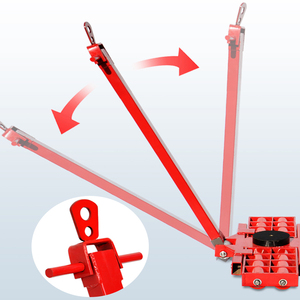 Giá rẻ di chuyển bàn giao hàng hóa Xe đẩy 180 độ Heavy Duty hàng hóa Pallet xe tăng - Product Image 4