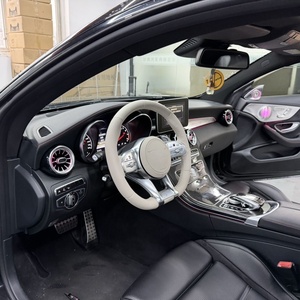 Volant en cuir <span class=keywords><strong>Mercedes</strong></span> pour Classe C/Classe E/<span class=keywords><strong>GLC</strong></span>/GLE/GLB/CLA/C200/E300 260 – Nouvelle conversion et mise à niveau - Product Image 3