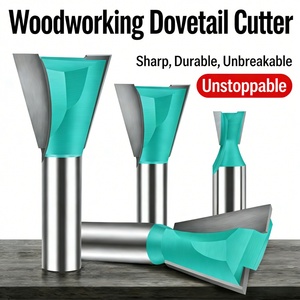 Ensemble de fraises <span class=keywords><strong>à</strong></span> <span class=keywords><strong>queue</strong></span> <span class=keywords><strong>d</strong></span>'<span class=keywords><strong>aronde</strong></span> TOOLSWANG Premium - Pointe en carbure pour les joints de menuiserie - Product Image 1