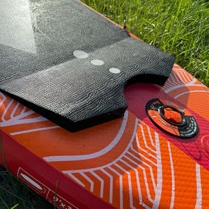 SUP gonflable tout-terrain EVASION E9 275*76*13cm Rouge pour lacs et rivières, ensemble complet avec pagaie, pompe, sac de transport, aileron et leash - Product Image 5