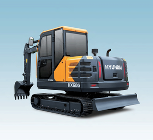 Nouvelle mini-excavatrice sur chenilles HX60G de 6000 kg de poids opérationnel, haute efficacité, pour travaux de terrassement - Product Image 6