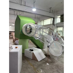 Nouveau design d'aire de jeux intérieure thème pastel, petite aire de jeux intérieure commerciale avec toboggan pour tout-petits pour un café ou une <span class=keywords><strong>boutique</strong></span> stylée - Product Image 3