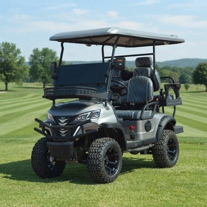 Voiturette de golf à batterie au lithium personnalisable en couleurs, 4 places, moteur 3,5-7,5 kW, vitesse 30-50 km/h, autonomie 90 km, en acier, basse vitesse - Product Image 3