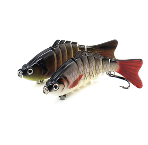 Sinking Wobblers Fishing Lures 10cm 17.5g 6 Multi Jointed Swimbait Hard Artificial Bait Pike/Bass Fishing 2022