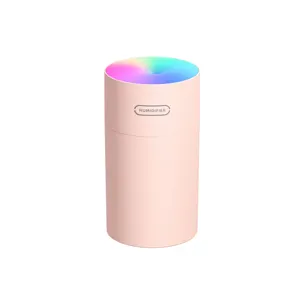 CYKE Offre Spéciale 270ml petit humidificateur d'air voiture diffuseur d'arôme Portable arc-en-ciel vapeur intelligent brume humidificateur purificateur