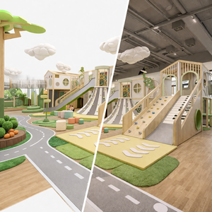 Laberinto de Juegos Infantiles Personalizado para Interiores, Equipo de Juego Suave para Centros Comerciales y Comunitarios, Certificado por ASTM - Product Image 3