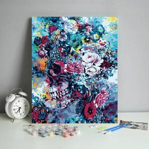Kit de Pintura por Números de Mariposa Pintada a Mano, Pintura al Óleo de <span class=keywords><strong>Insectos</strong></span> por Número para Decoración del Hogar y Sala de Estar - Product Image 2
