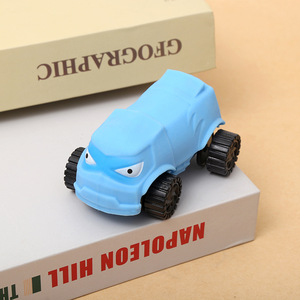 Juguete Antiestrés de Peluche con Forma de Camión Monstruo de Dibujos Animados, Juguete para Apretar y Aliviar el Estrés, Regalo de Descompresión con Forma de Coche para Niños - Product Image 2