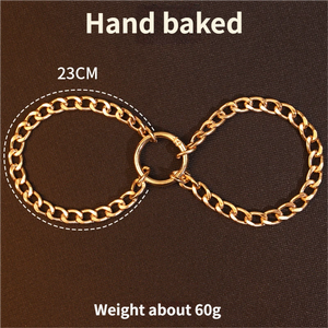 Интимные игрушки для БДСМ: зажимы для сосков и сексуальные наручники для парных сексуальных игр (цепь - наручники) - Product Image 6