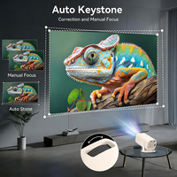 Projecteur intelligent V2-Collita à succès avec plus de 500 chaînes TV gratuites, système Android, WIFI+BT, pour cinéma maison, extérieur et bureau