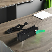 Lecteur multifonctionnel POS Combo LIF, matériau ABS, lecteur RFID, lecteur d'empreintes digitales, lecteur MSR, lecteur Ibutton, lecteur NFC, interface HID-USB, 13,56 MHz
