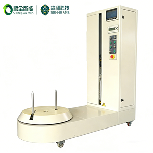 Benutzerfreundliche Schnellbefestigungs- und Wechselsystem für Gepäckfolierung mit Geräuscharmem Betrieb für Flughäfen - Product Image 1