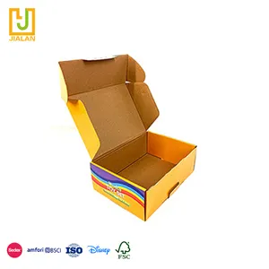 Free Sample Factory Cartoon patterns bright colors various specifications custom kids toy box flip box