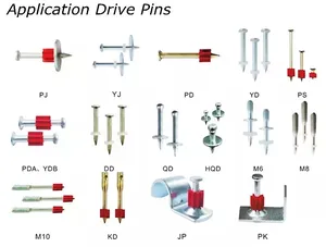 Pin de conducción de alta calidad para decoración de uñas, herramienta de tiro, pistola de sujeción de techo