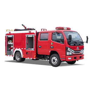 Prix usine nouveau 4x2 DFAC Dolica 2.5 tonnes Diesel carburant réservoir d'eau camion de pompiers Shanghai Rongshen pompe à incendie <span class=keywords><strong>PS</strong></span> 30 feu pistolet citerne - Product Image 1