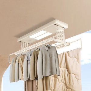 Dual <b>lamp</b> lighting intelligent voice remote control voice control automatic lifting drying sterilization electric drying rack - Product Image 2
