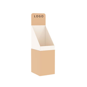 Présentoir en carton ondulé avec impression de logo personnalisé en gros pour magasin de détail/présentoir à pain <span class=keywords><strong>Meta</strong></span> - Product Image 5