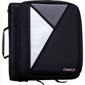 Case-it Factory Wholesale 2 Inch Zipper <b>Binder</b> 3 <b>Ring</b> <b>Binder</b> 6-Pocket Expanding File Durable - Product Image 1