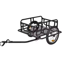 Corps d'équitation en plein air arrière suspendu Traction Bucket Trailer Bicycle Cargo Trailer
