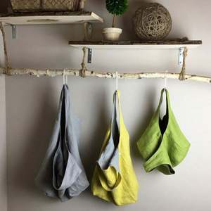 Loonde personnalisé Hobo épaule chanvre Gym épicerie fille dame sac à main Shopping Sequin lin sac fourre-tout - Product Image 4