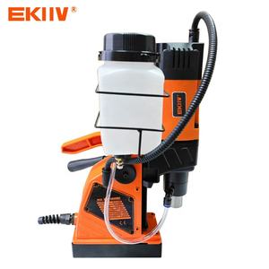 Perceuse magnétique EKIIV orange/rouge avec valise portable pour un <span class=keywords><strong>transport</strong></span> facile sur les chantiers commerciaux et résidentiels - Product Image 4