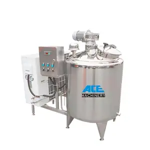 Ace büyük kapasiteli dikey süt soğutma tankı süt ekipmanları yoğurt makinesi yapma makinesi