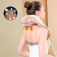 Prix usine électrique châle cervical cou masseur épaule Portable professionnel chaleur cou masseur Shiatsu