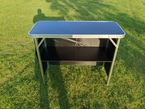 Table de bar/salle à manger pliante multifonctionnelle moderne pour l'extérieur et l'intérieur, avec jupe amovible, idéale pour les barbecues et les espaces extérieurs. - Product Image 5