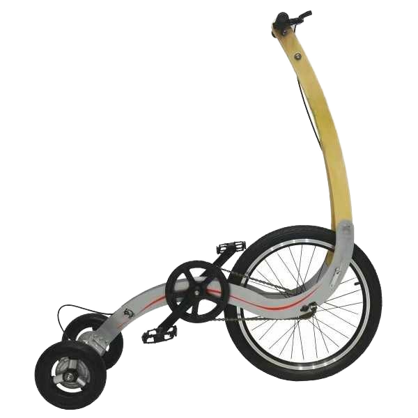 Uniquely Designed 20-Inch Creative Fitness Cycling Freestyle Half Bike Single Speed Gears Ordinary Steel Mobile Stand Included