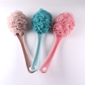 Cepillo de Baño Ovalado de Plástico con Mango Largo, Cepillo para Espalda, Herramienta Mágica de Baño para Niños - Product Image 4