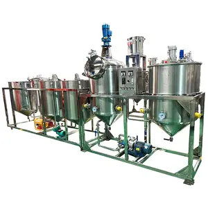 Oil Used Cooking Palm Refining Equipment Small Refinery Machine For Palm Crude Oil Production Line