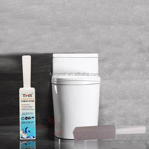 Pierre de ponce naturelle pour <span class=keywords><strong>toilettes</strong></span>, avec poignée, brosse pour nettoyage de bol de bain, nettoyeur de taches, verre, porcelaine, piscine, carrelage, pied - Product Image 3