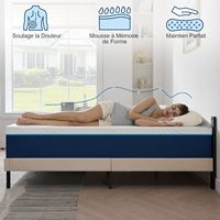 Hotelmatratze Maßgefertigte Größen Druckentlastung Hochdichte Schaumstoffbasis King Queen Twin Größe Gel-Infundierte Memory-Schaum-Matratze