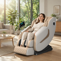 Fauteuil de Massage VCT Moderne Électrique Chauffant Inclinable avec Airbags Intégraux, Shiatsu, Gravité Zéro et Pression d'Air Multifonctionnel