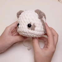 Nouveauté Amigurumi Panda jouet Crochet Mini peluche Panda poupée animaux personnalisés jouets en peluche