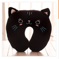 Vente en gros de coussins en forme de U mignons de style coréen, coussins de soutien pour le cou en peluche panda pour le bureau