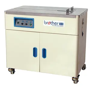 Brother máquina de bandas semi automática, pacote de bandas de papel, máquina de cordão, drive elétrico pp, embalagem 5-15mm