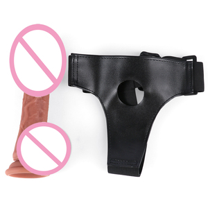 Dildo de silicona para mujer con simulación de pantalones, juguete sexual para adultos - Impermeable y con tacto real - Product Image 2