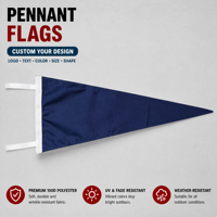 Bannière publicitaire en feutre personnalisée avec logo, fanions en feutre, support de bannière, drapeau publicitaire en feutre, bannière personnalisée pour la promotion, vente en gros