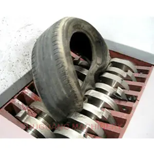 Tire shredding equipment/tire crusher rubber machine/small metal shredder