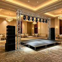 Système de scène en treillis Thomas Truss avec écran LED, support de sol, treillis en aluminium pour affichage et toit, idéal pour concerts en extérieur
