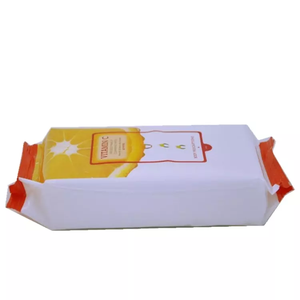 Vitamine C Maquillage Nettoyant Cosmétique Lingettes Humides Visage et Mains Lingettes Nettoyantes Adultes Doux <span class=keywords><strong>Citron</strong></span> Flowpack Non-tissé 20000 Sacs - Product Image 2