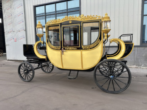 Fournisseur d'usine professionnel : Chariot de chevaux de luxe pour mariage royal et tourisme, idéal pour les attractions touristiques - Product Image 2